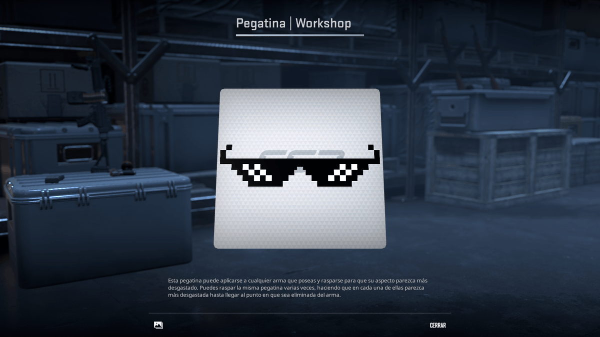 New sticker for <a href="/CounterStrike/">CS2</a> !!!
To give unique look to your stickers or skins...

Link to see the entire collection... Paper, Holo and Glitter
steamcommunity.com/workshop/filed…