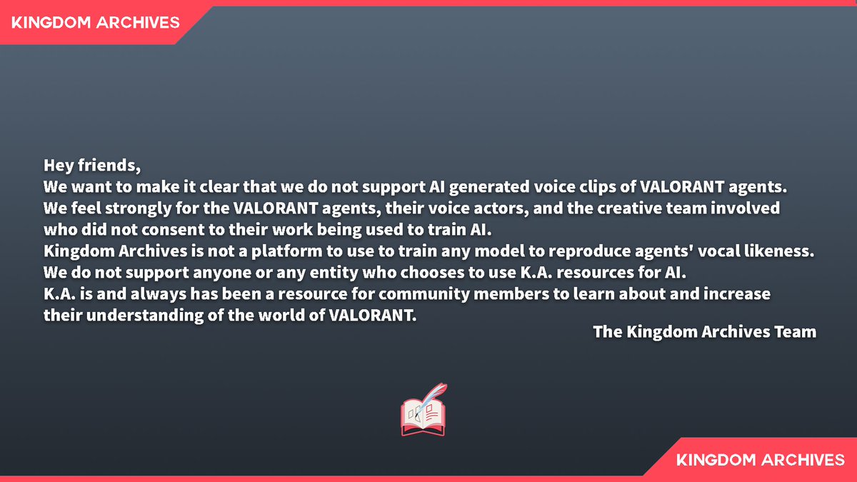 ArchivesKingdom's tweet photo. A message from the K.A. team. https://t.co/taDe1FL65T