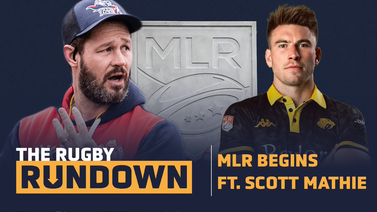 Our first @usmlr Rundown with a proper US accent @cjdyer5 co-hosting 🇺🇸 ▪️ WK 1 Rundown Highlights ▪️ @NEFreeJacks HC @scottymathie ▪️ Preview WK 2 ▪️ Predictions - do you agree? ▪️ @USARugby 7s Rundown + PNC chat ▪️ @ArmyWP_MRugby win Watch on TRN: bit.ly/MLRbegins