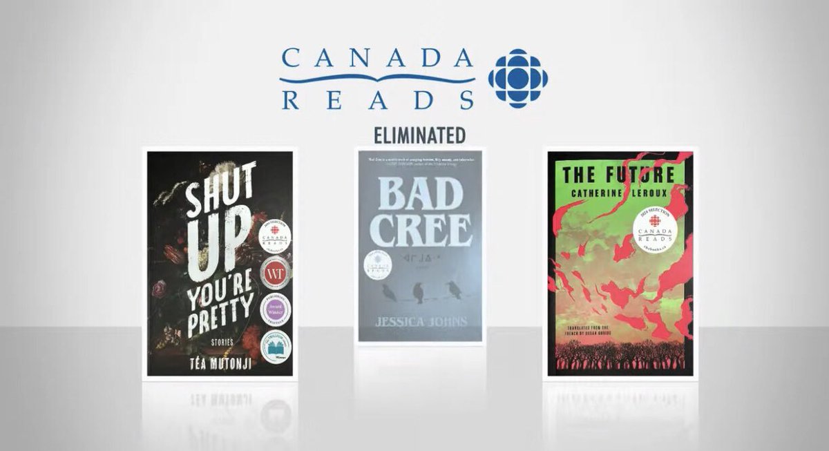 I loved that on day three of the #CanadaReads debates, the conversations got a bit heated! I was rooting for Denison Avenue and or Bad Cree to win. So today’s elimination feels a bit sad for me. However, I look forward to watching tomorrow to see which book will take the win!🇨🇦📖