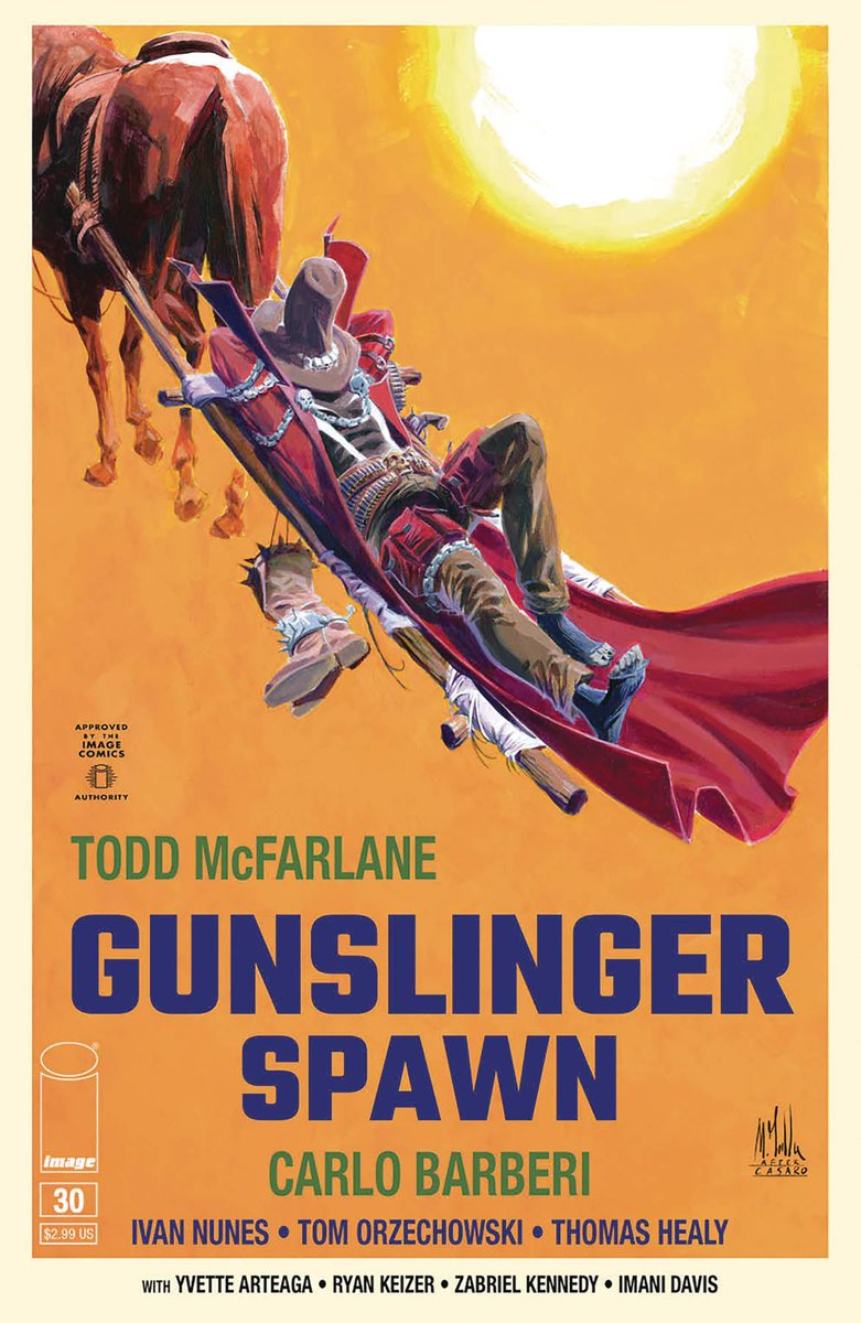 My first official Spawniverse cover! My tribute to one of my all time favourite illustrations ;-) #Spawn #gunslingerspawn