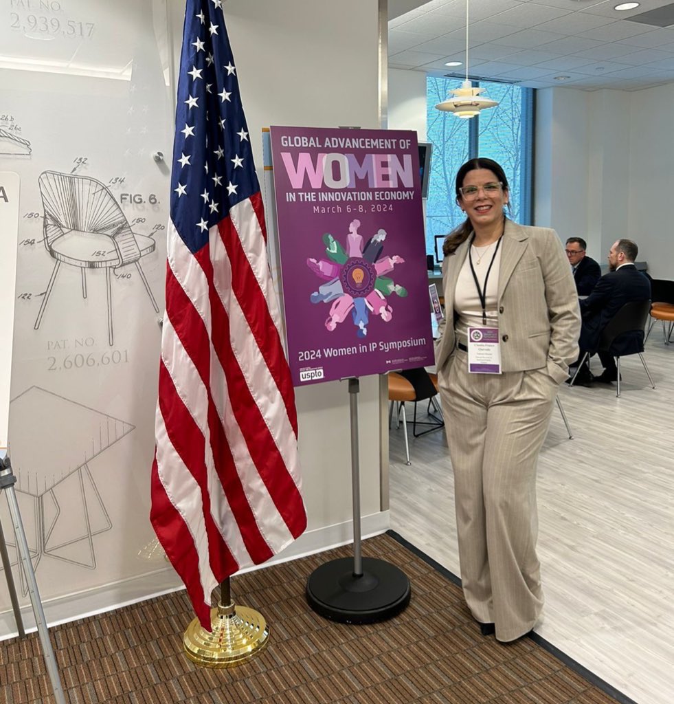 claudiafrancopy's tweet photo. Simposio sobre mujeres en Propiedad Intelectual organizado por @uspto 🇺🇸

Hoy participé como speaker del encuentro que convoca a personalidades de todo al mundo a conversar sobre las oportunidades de colaboración para promover la inclusión de mujeres en materia de PI 

#WomenInIP https://t.co/HXwKr49wBe