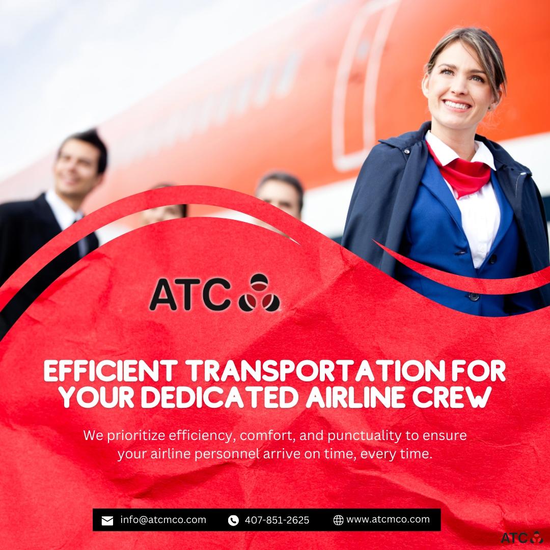 atcmco's tweet photo. Unlock the secret to flawless operations in aviation! Elevate your airline crew's journey with our impeccable ground transportation services. From airport pickups to drop-offs, we guarantee punctuality and reliability, ensuring seamless transitions for your team. 

Experience ... https://t.co/A7QbksNbZU