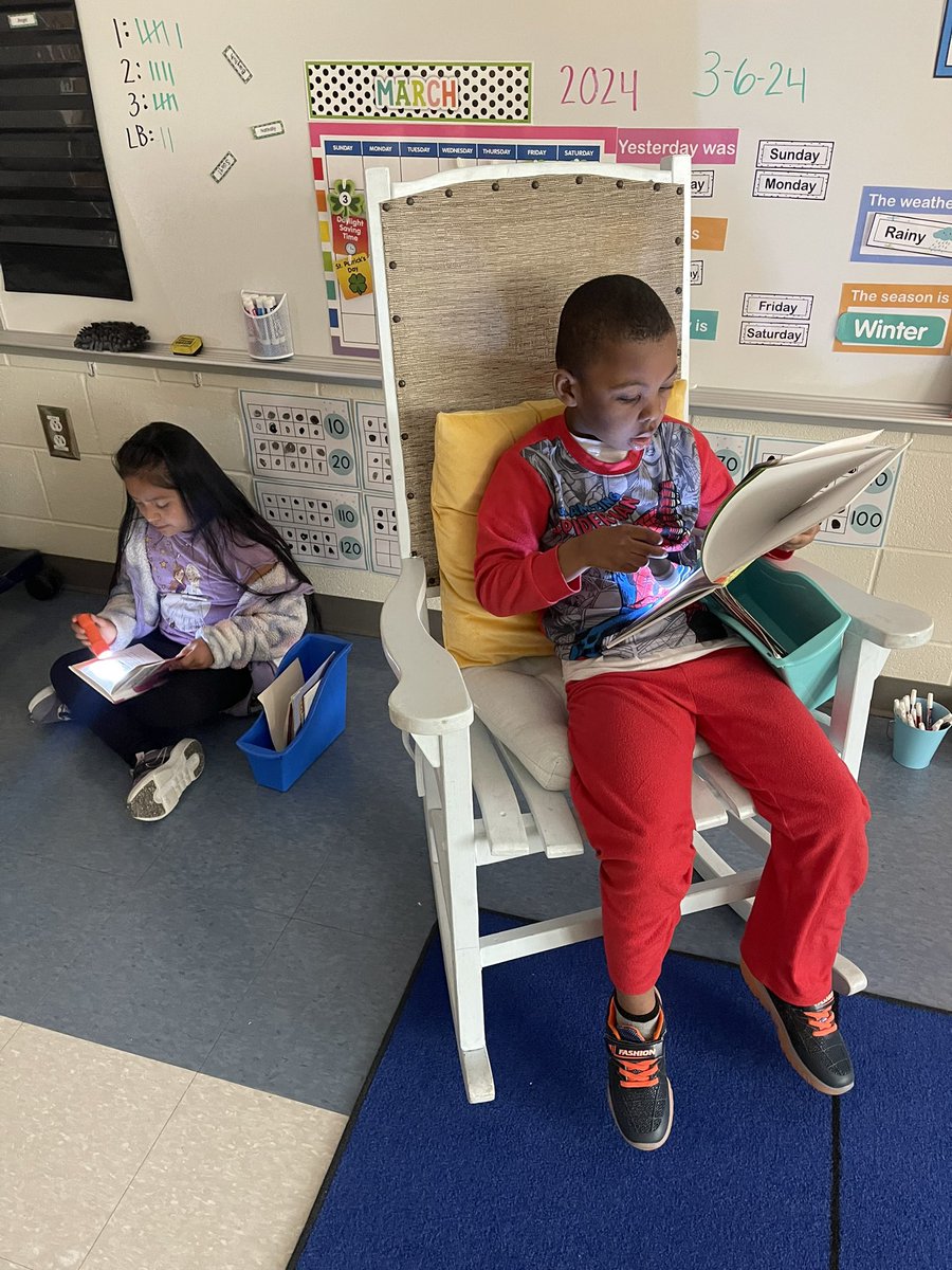 Rainy weather, wearing pajamas, and flashlight reading had us all feeling super cozy today! 📚 <a href="/RiverbankElem/">RIVERBANK ELEMENTARY</a>