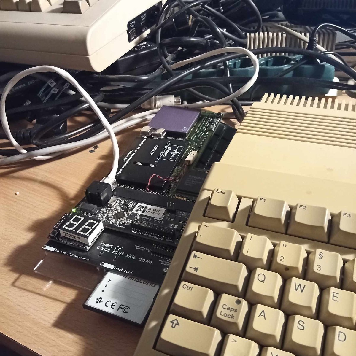 Just playing with some old useless junk.