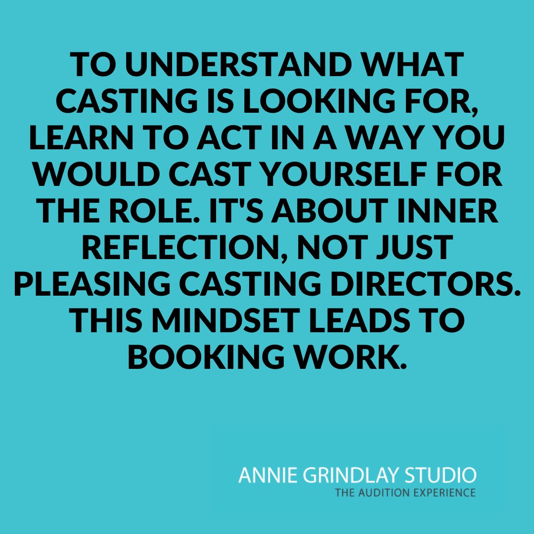 AnnieGrindlay's tweet image. A shift occurs when this mindset becomes the throughline of your approach to auditioning. You start making choices that are deeply rooted, fearless, and, consequently, magnetic. 

Tell us! How do you feel about this? 

#auditionprep #auditioning #actingaudition #actingclass