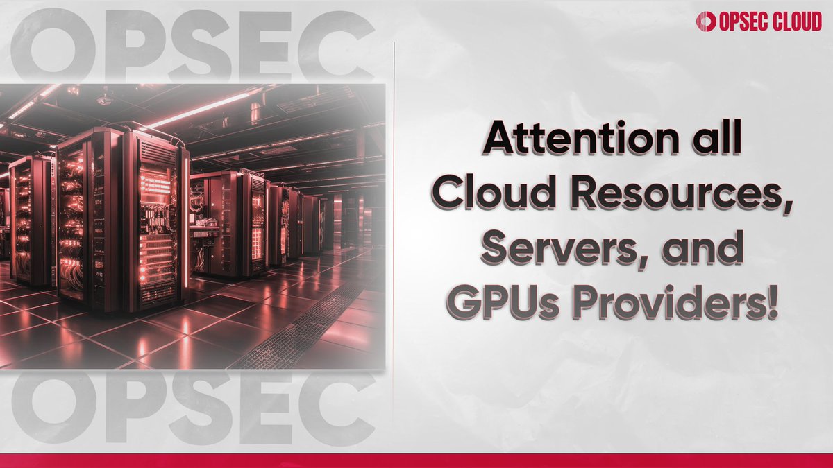 We're currently working with a wide network of contractors and leveraging a vast selection of servers and resources. Our aim is to broaden our capabilities by welcoming more resource providers into our OpSec network.

Our approach to security and operational efficiency sets us
