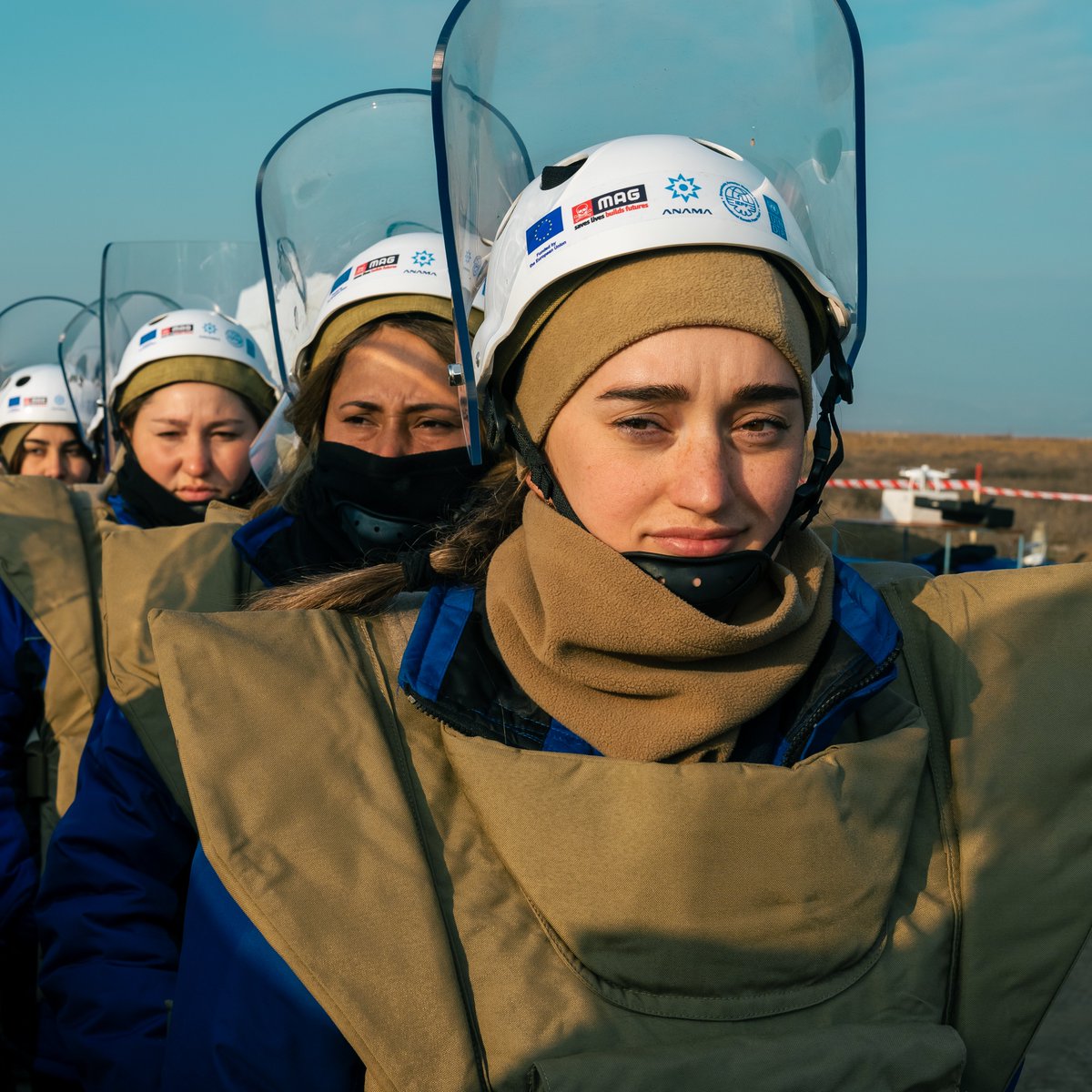 UNDPEurasia's tweet photo. Aytan is one of the first women deminers in #Azerbaijan. She is part of a team of 24 people, including 18 women, who are trained and certified to clear mines &amp; unexploded ordnance from the liberated territories.

Read more via @UNDPAzerbaijan: https://t.co/TBnq2Pt0wt 

#IWD2024 https://t.co/ySSzddkJtI