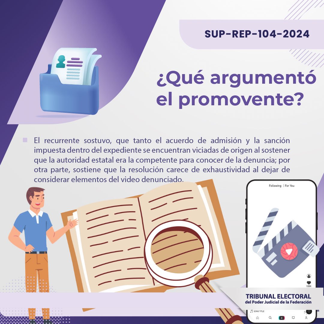 FFuentesBarrera's tweet photo. #AsíResolvióElTEPJF || La denuncia presentada por el #PRI contra #MC y Samuel García fue admitida por la #UTCE, que ordenó la eliminación de la publicidad denunciada. La sentencia determinó la inexistencia de actos anticipados de campaña, pero encontró vulneración a las reglas de propaganda política-electoral. La Sala Superior confirmó esta determinación, rechazando los argumentos del recurrente.