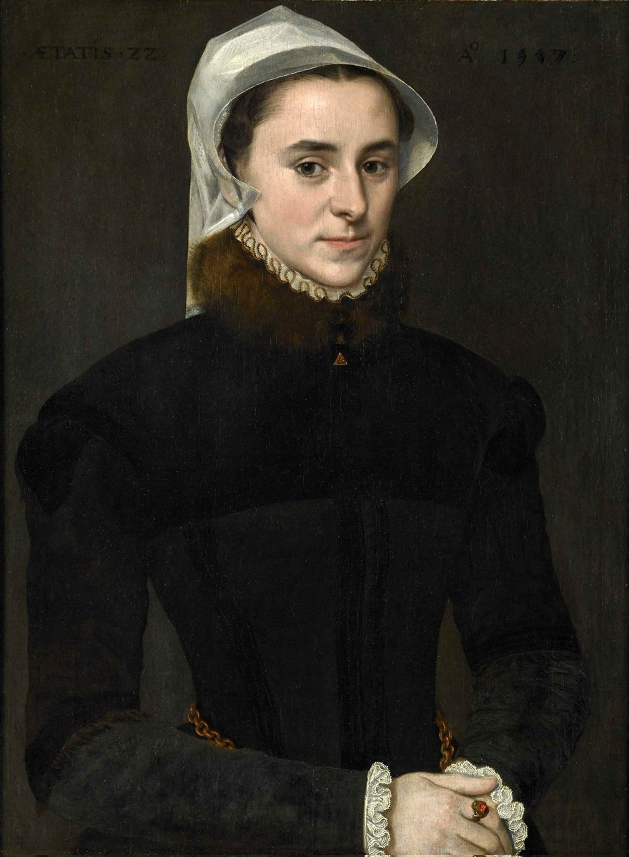 Anthonis Mor 1517-1577 'Jeanne Lullier' Musée du Temps Besançon #DutchArt #HighRenaissance