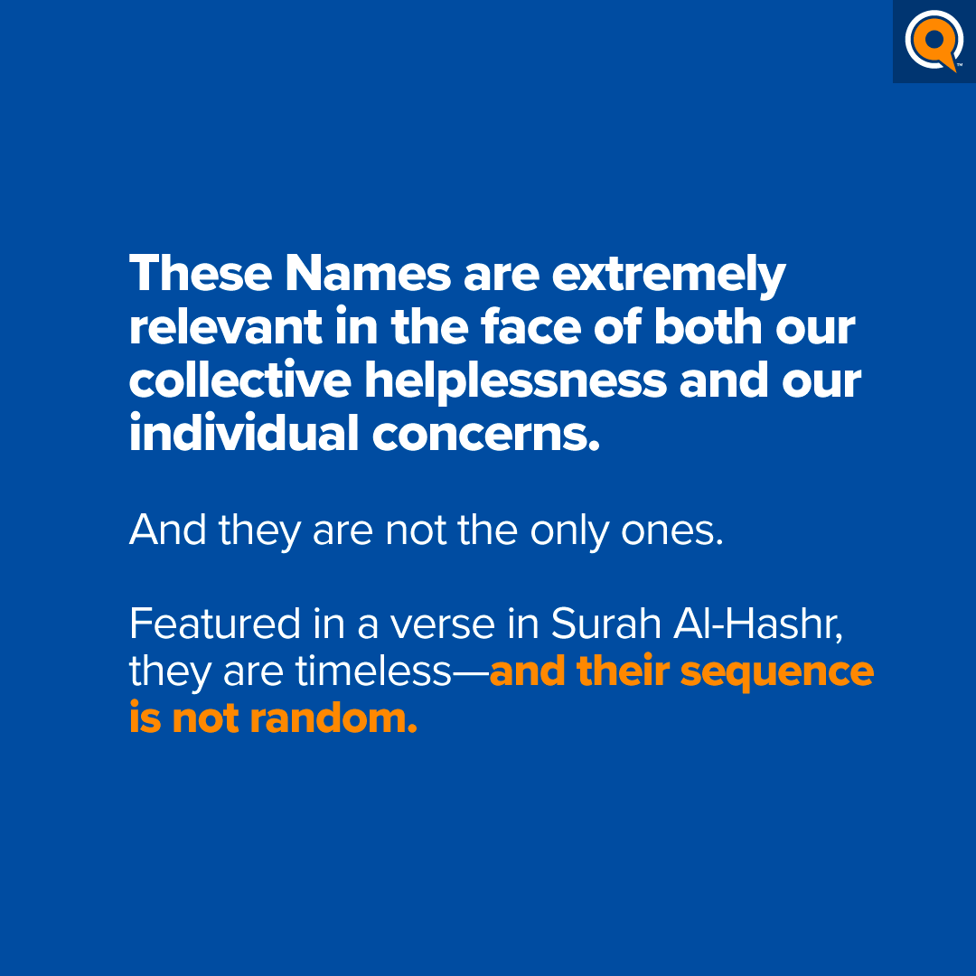 yaqeeninstitute's tweet photo. Allah's names are essential towards soothing our soul from the helplessness we may feel towards the ummah and the personal hardships we face that only Allah knows.

Explore how to get closer to Allah through His names and attributes. Read here: https://t.co/9iUWepUe2G https://t.co/65DKrklf1X