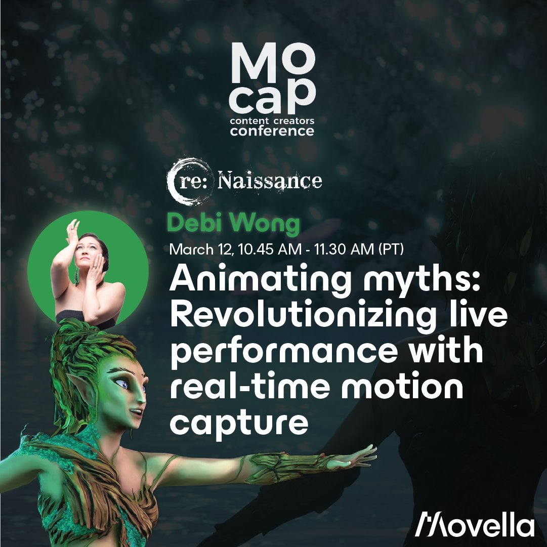 🤩 Ready for something awesome? <a href="/debiwong/">Debi Wong</a> is presenting at the <a href="/MovellaEnt/">Xsens Entertainment | Movella</a> Mocap Content Creators Conference on March 12! Join her for "Animating Myths: Revolutionizing live performance with real-time motion capture"!🚀
Register for free here: bit.ly/4bXhK8r