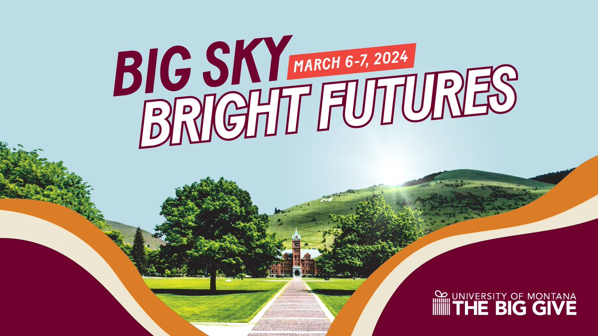 What’s the impact of a place like <a href="/umontana/">University of Montana</a>? Think about that as you consider supporting #TheBigGive. Folks forget that public education requires the same support &amp; stewardship of just about anything that matters for the health &amp; wealth of communities. umt.scalefunder.com/gday/giving-da…