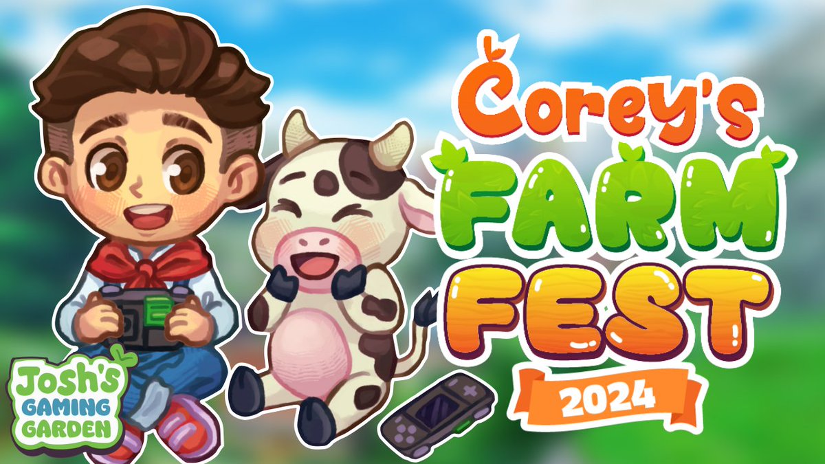 Playwith_Josh's tweet photo. Less than 3 days before my 12-hour stream for #coreysfarmfest! On March 9th, not only will we fundraise for @nokidhungry, we'll also be giving away over FOURTY game keys graciously provided by all of your favorite farming games developers! ๐๐ฑ I CANNOT WAIT!!!! https://t.co/dQVX3I8Vbc