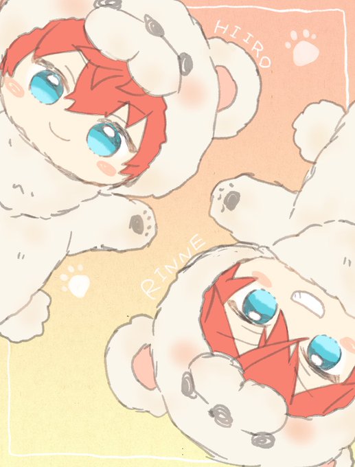 一彩くんと燐音くんぬい 
