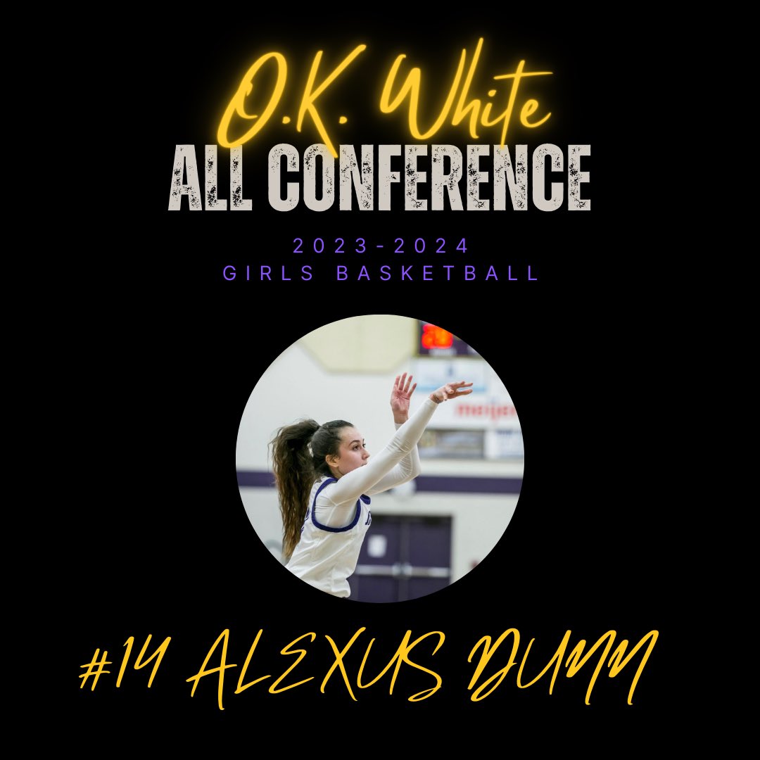 GHS Girls Basketball (@ghsgirlsbb) on Twitter photo Congratulations to Senior <a href="/AlexusDunn2024/">AlexusDunn</a> who was named to the OK White All Conference 1st Team!
Alexus was a 4 year varsity starter who leaves the GHS Girls Basketball program as a top 10 scorer. We are so proud of all you have accomplished.
Go be great! 💫🏀 Congratulations to Senior <a href="/AlexusDunn2024/">AlexusDunn</a> who was named to the OK White All Conference 1st Team!
Alexus was a 4 year varsity starter who leaves the GHS Girls Basketball program as a top 10 scorer. We are so proud of all you have accomplished.
Go be great! 💫🏀