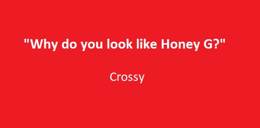 NCNoBallsTCP's tweet photo. Why do you look like Honey G? - Crossy

@katecross16 @AlexHartley93 @NoBallsTCP 
#NoBallsTCP #noballspodcast #nocontext #honeyg #whenisayhoney https://t.co/Q9FhmDb48y