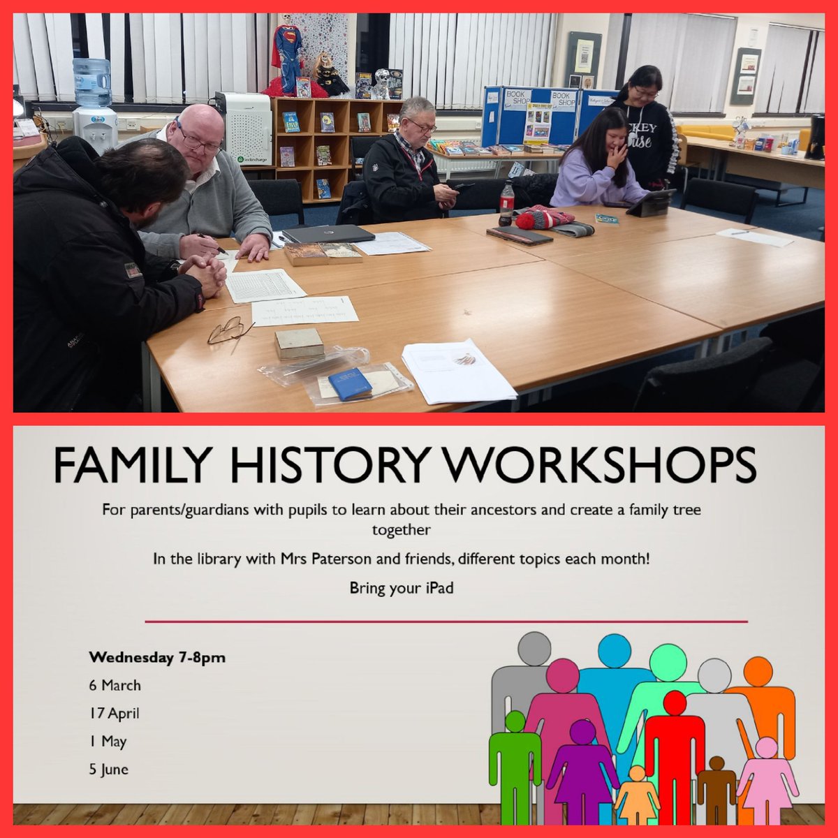 Our first family history evening was super fun! Next month it's how historic maps, occupations and medical terms can be fascinating tools 🤩 <a href="/Boness_Academy/">Bo'ness Academy</a>