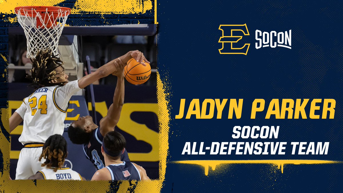 𝙋𝙖𝙧𝙠𝙚𝙧 𝙎𝙬𝙖𝙩𝙨 𝙒𝙖𝙮 𝙩𝙤 𝙎𝙤𝘾𝙤𝙣 𝘼𝙡𝙡-𝘿𝙚𝙛𝙚𝙣𝙨𝙞𝙫𝙚 𝙏𝙚𝙖𝙢

Following 71 blocks, which ties the single-season program record, <a href="/JadynParker17/">Jadyn Parker</a> landed a spot on the <a href="/SoConSports/">The Southern Conference</a> all-defensive team

#AllHandsOnDeck | #BeGreat