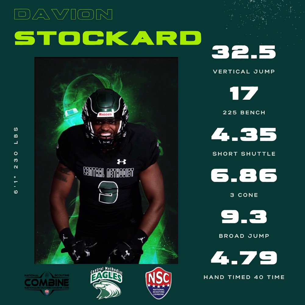 Superstar_stock's tweet photo. 2024 NSC Metrics and Numbers. Thank you for the opportunity to showcase my talent. #nationalscoutingcombine https://t.co/vuFgsBfisn