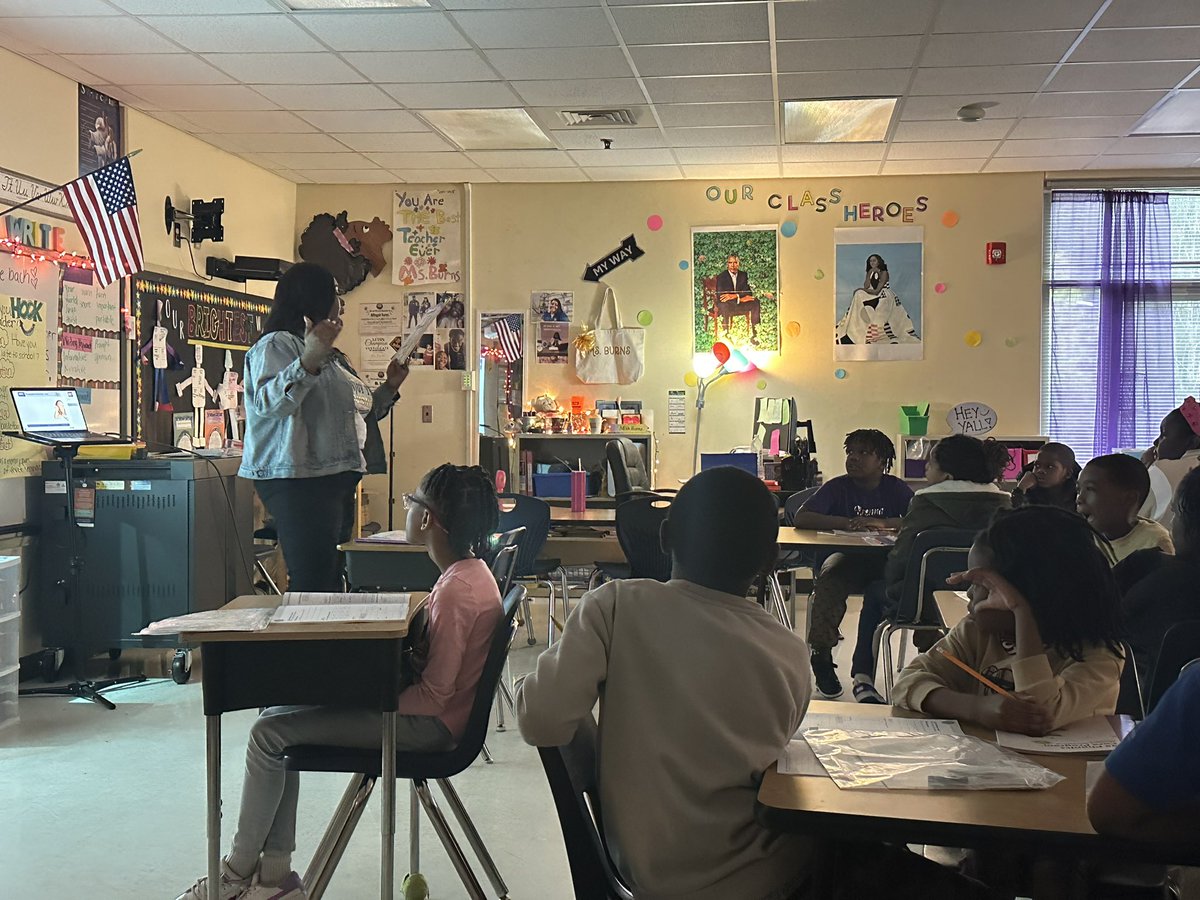 Strong instruction happening at @FeldwoodES! It was a great visit.