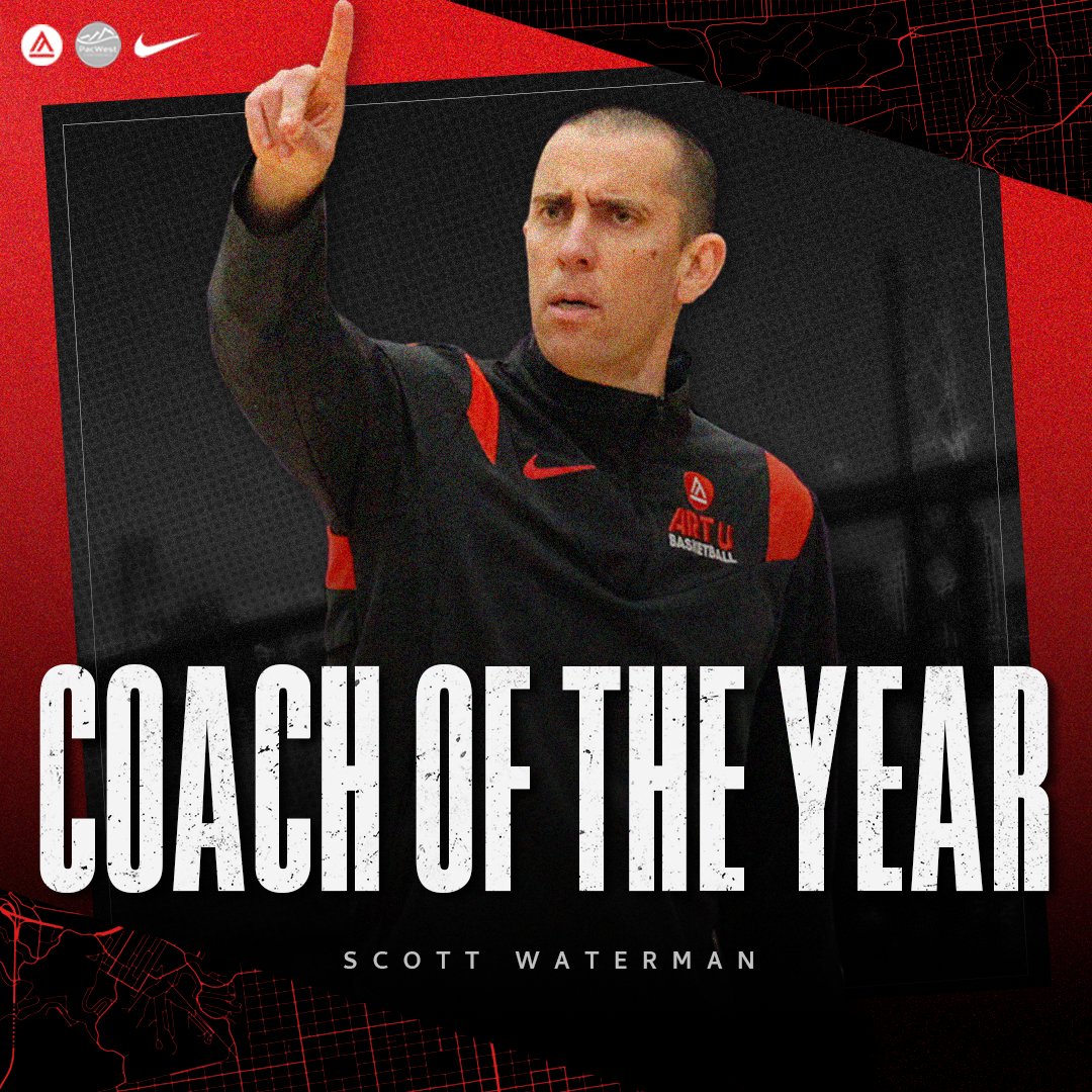 Congrats to <a href="/ARTUMBB/">ART U MBB</a>'s Latrell Williams on being selected <a href="/ThePacWest/">PacWest Conference</a> Player &amp; Defender of the Year, him &amp; Jamal Fuller on earning All-PacWest First Team, Rodney Munson on taking All-PacWest Third Team, &amp; <a href="/CoachWaterman/">Scott Waterman</a> on being named #PacWestMBB Coach of the Year! #ArtSchool