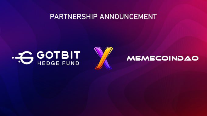 Gotbit hedge fund x <a href="/MemeCoinDAOai/">MemeCoinDAO.ai</a> 

partnership announcement coming up soon 📣

(They are partnered with $BONK, $MYRO, $WIF, which went to millions of dollar in marketcap)

Contract- 8W4qpyLx74vwBRewa3rVEPPVMnJ8VWMkCTWCTSYPQTDu