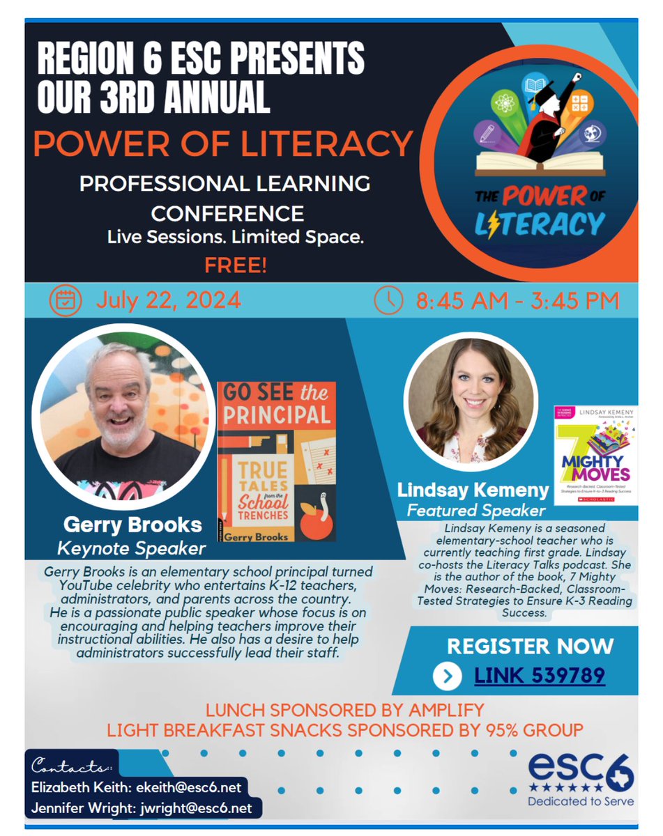 3rd Annual Power of Literacy Conference… registration is open, so come join us!