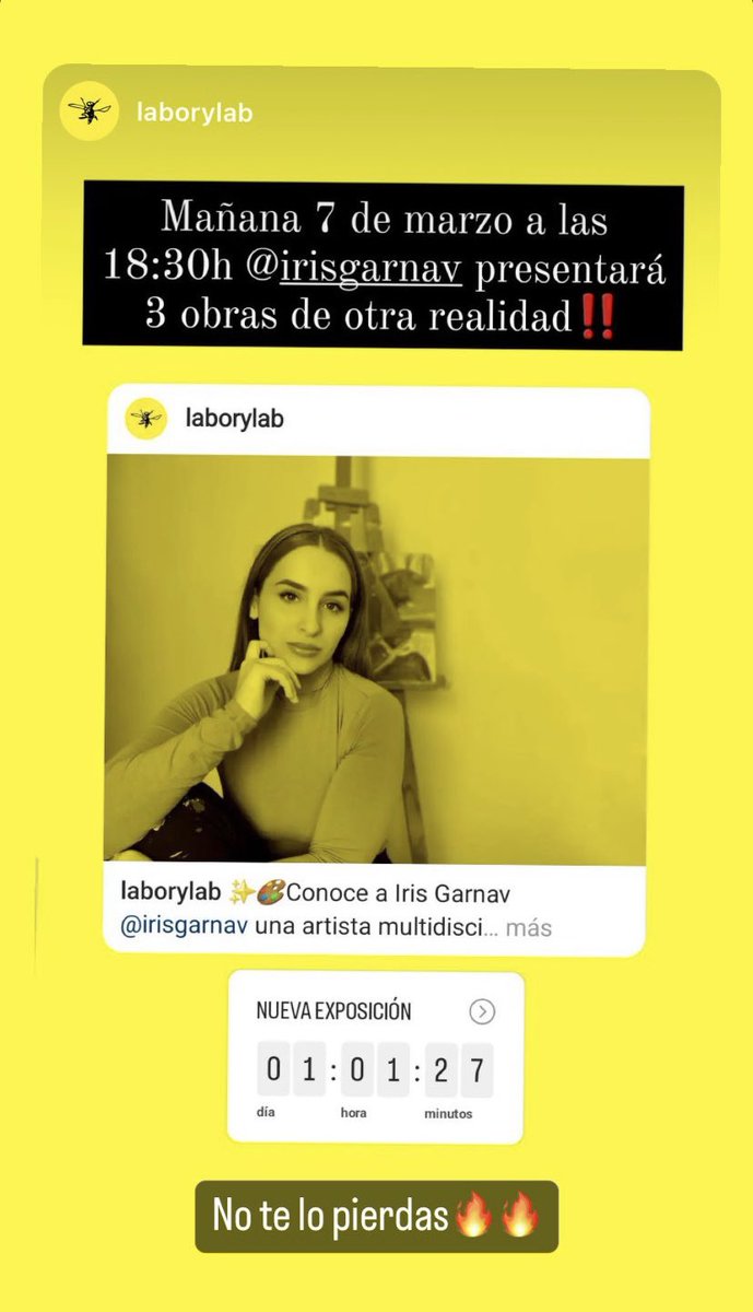 irisgarnav's tweet photo. Tomorrow in @laborylab 🔥🔥 https://t.co/024fjzj0v0