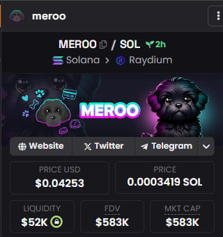 MerooSolana's tweet photo. $MEROO just broke another ATH . Keep it up 🚀🚀🚀🚀 I need everyone working and working now !!!! 

CG and CMC fast track paid at @brotherservices agency . This will be next 100M project on Solana 🔥🔥🔥🔥 https://t.co/Wo5xDQS4md
