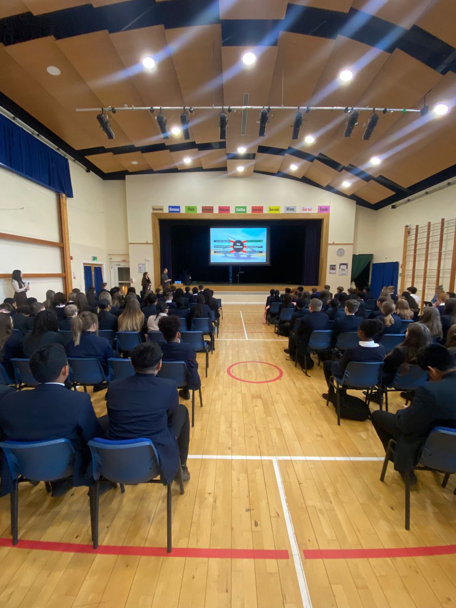 StPatsCollege's tweet photo. We were so happy to welcome Mallaghan back today to launch our marketing campaign unit with Year 9. Laura and Mark shared details about the product and our Year 9s are keen to start strategising!🙌 https://t.co/yucxBvaduU
