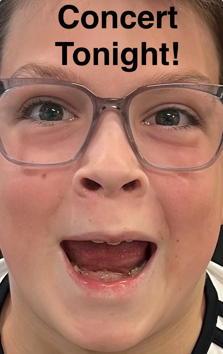 6th Grade Concert Tonight @ Indian Woods