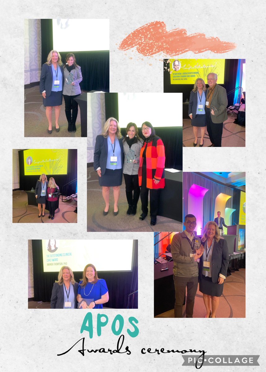 A lovely way to start #APOS2024 by celebrating some amazing members. #APOS Awards Ceremony! Congratulations to @LoriWIener @DrAmandaT @AnaoZhang @barbaralnjones #WilliamRedd @theNCI @InovaHealth @UMSocialWork @BU_Tweets @IcahnMountSinai #APOSinABQ #psychosocialoncology #cancer