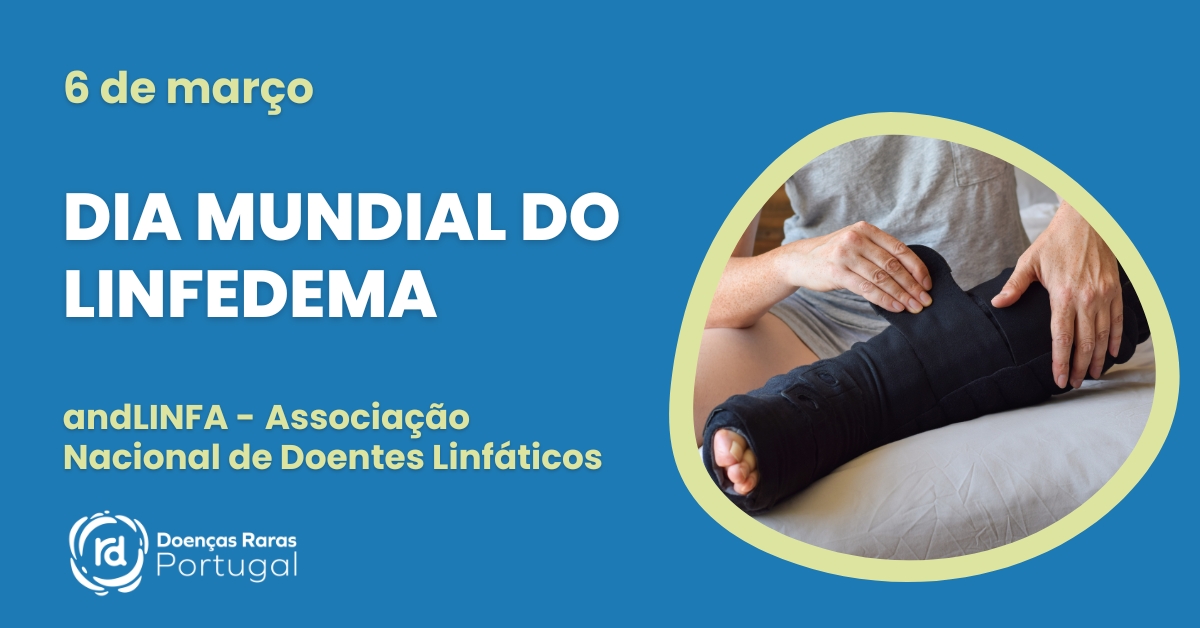raras_pt's tweet photo. Assinala-se hoje, 6 de março, o Dia Mundial do Linfedema. 

Saiba mais junto da nossa associada andLINFA - Associação Nacional de Doentes Linfáticos em: https://t.co/SRavhgQWRK 

#RDPortugal #DoençasRaras #DiaMundialdoLinfedema #Linfedema https://t.co/uj0DLaFs8e