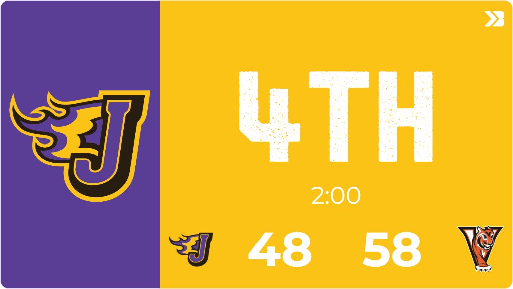 Boys Basketball (Varsity) Live Score Posted - Class 4A State Quarterfinal - 4th (2:00) - Johnston 48 - Valley 58 gobound.com/ia/ihsaa/boysb…