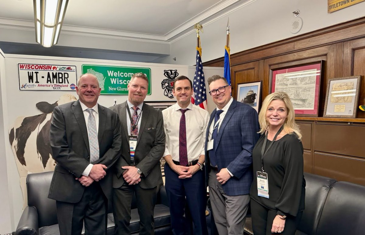 WBA (@wibroadcasters) on Twitter photo Great meeting today with Rep. Mike Gallagher! Thank you for supporting your local broadcasters! #wearebroadcasters <a href="/RepGallagher/">Mike Gallagher</a> Great meeting today with Rep. Mike Gallagher! Thank you for supporting your local broadcasters! #wearebroadcasters <a href="/RepGallagher/">Mike Gallagher</a>