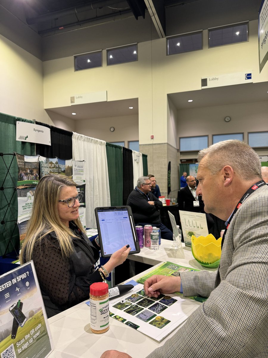Come see me at the @SyngentaTurf booth #938 at the New England Regional Turfgrass Show and talk about how we can incorporate @spiio_official to your site! We’ll help you make those data driven decisions!