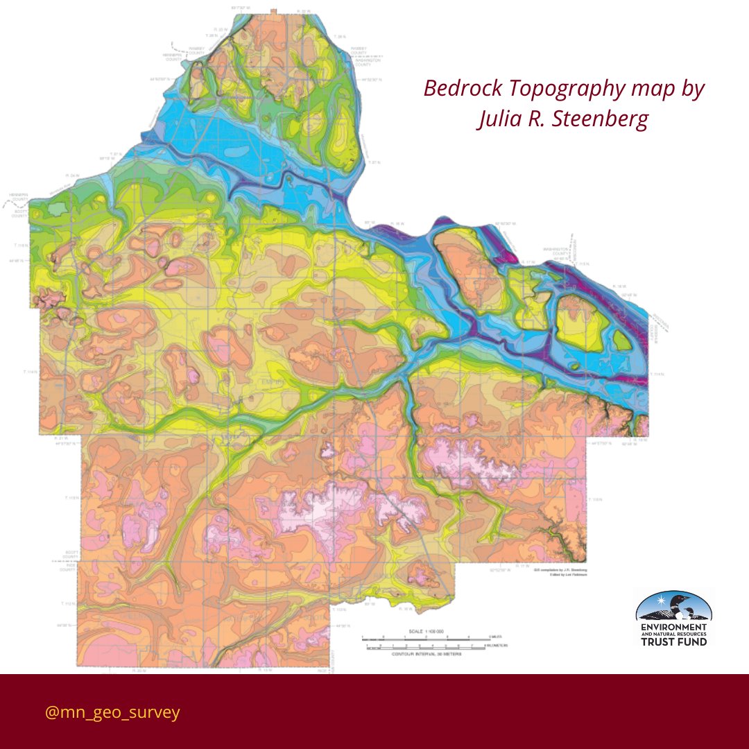 Make sure you check out the brand-new, Part A County Geologic Atlas of Dakota County! All plates for this recently published CGA are available to download on the #UMN Digital Conservancy: hdl.handle.net/11299/259989 Funding provided by @mnenrtf