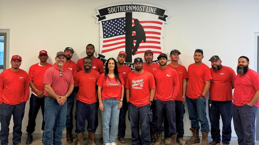 KeysEnergy's tweet photo. KEYS employees wore red today in honor of Dexter Butler. We are all Conchs today. ❤ #RedForDex #ConchStrong https://t.co/FR73PKGCSc