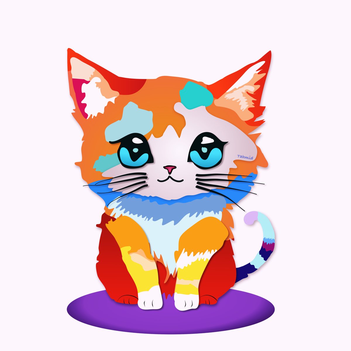 GraphiCatto's tweet image. Colourful cat 🐈 

#Art #illustration #Graphics #Design #Illustrator #Photoshop #Vector #Artist #Sketch #artgallery #artoftheday #cat #Catlover