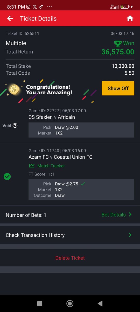 NathanielOkpala's tweet photo. @SportyBet pls kindly pay out my ticket, if there is a VAR on a particular game, sporty bet do block all odds, so how are you voiding my game telling me about yelliw cards and red card, 

@Ekitipikin @MistaFelix_ @jujupunter @officialmoore7 @psalmmychizzy @sportingking365 https://t.co/t966hKV2ES