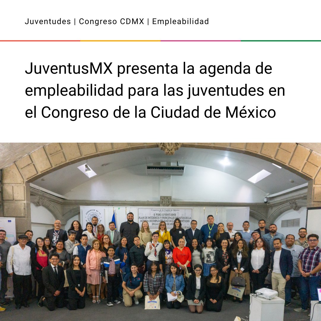 mx_juventus's tweet photo. El día de hoy, nuevamente fue un gran día para la escucha de las #juventudes y los desafíos a su #empleabilidad en #CiudaddeMéxico, y así trazar la ruta que mejorará las condiciones que tantos actores nos han ayudado a identificar. https://t.co/zsQmMCV67l