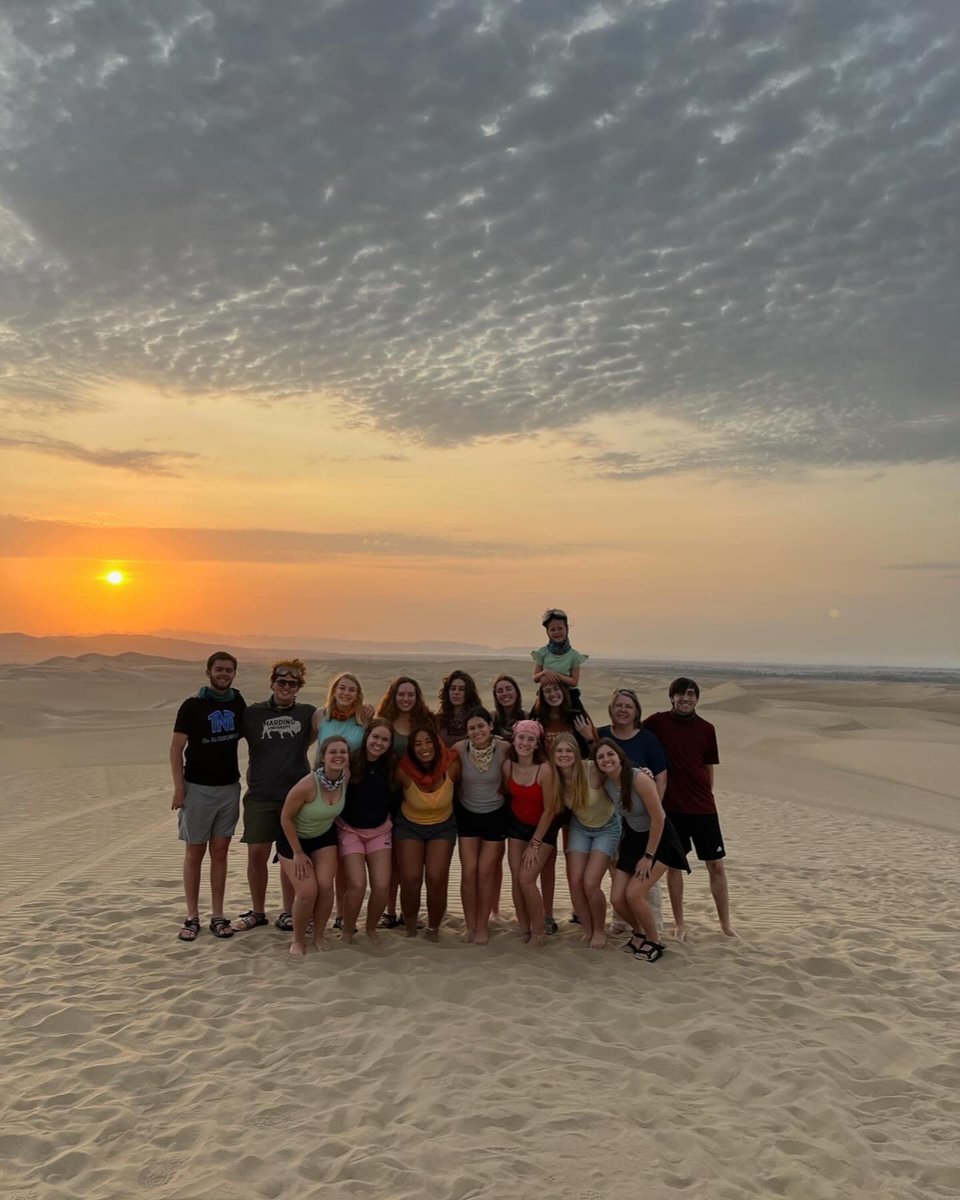 Harding_Abroad's tweet photo. Riding a dune buggy or sand boarding, which are you picking? With HULA, you can do both at the Paracas Sand Dunes! It makes for a pretty unforgettable desert experience! #HUintl @HardingU https://t.co/3g1dNP3Ahq