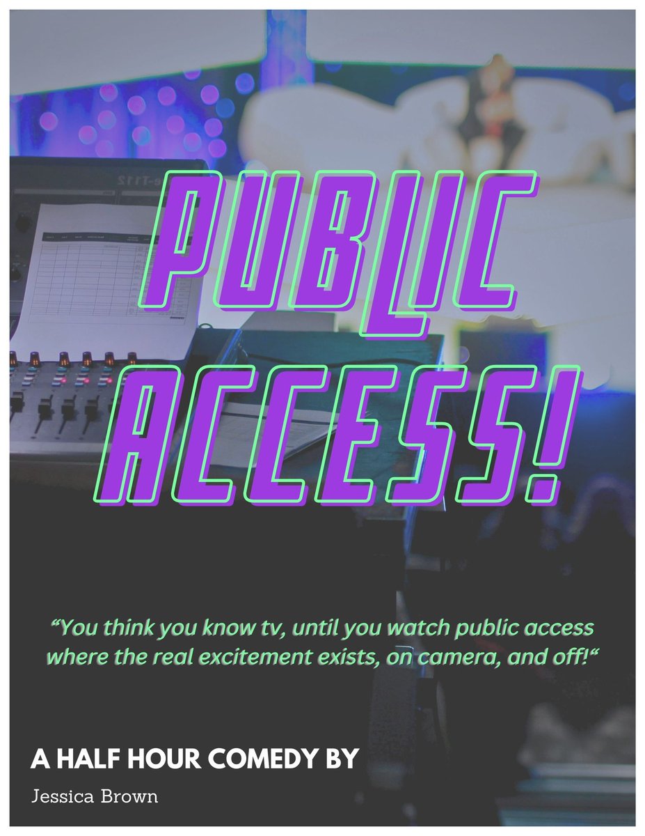 "Public Access"

"At a LA public access station, an ensemble of eclectic characters attempt to produce their content, all the while, trying to blend their contrasting personalities, and points of view on life." 

#ScreenPit 
#Co #Div #Pi #PG13 #SeRe
