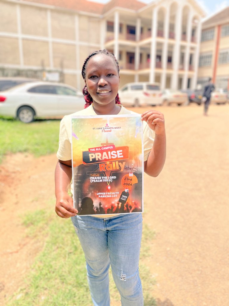 StlukeschapelM's tweet photo. 🥳🥳🥳🥳🥳🥳🥳🥳🥳🥳🥳🥳🥳
We continue to remind you all.
Praise rally is ooonnnnnn!!!🎉🎉🎉🎉🎉
Date: 23rd March 2024
Venue: MUST IMS parking lot
Don't miss...and tell your friend to tell a friend to tell a friend that we are going to praise the Lord
#praiserally
#praise
#psalms https://t.co/BYJydWkCXR