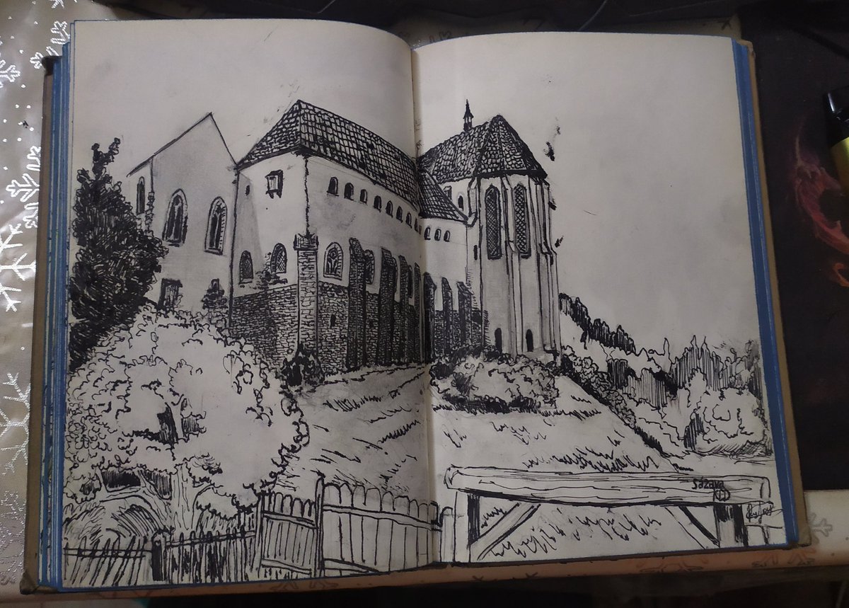 WildWind2199's tweet photo. Sázava monastery from #KingdomComeDeliverence

#ink #art #fanart https://t.co/dvFCnHd3H7