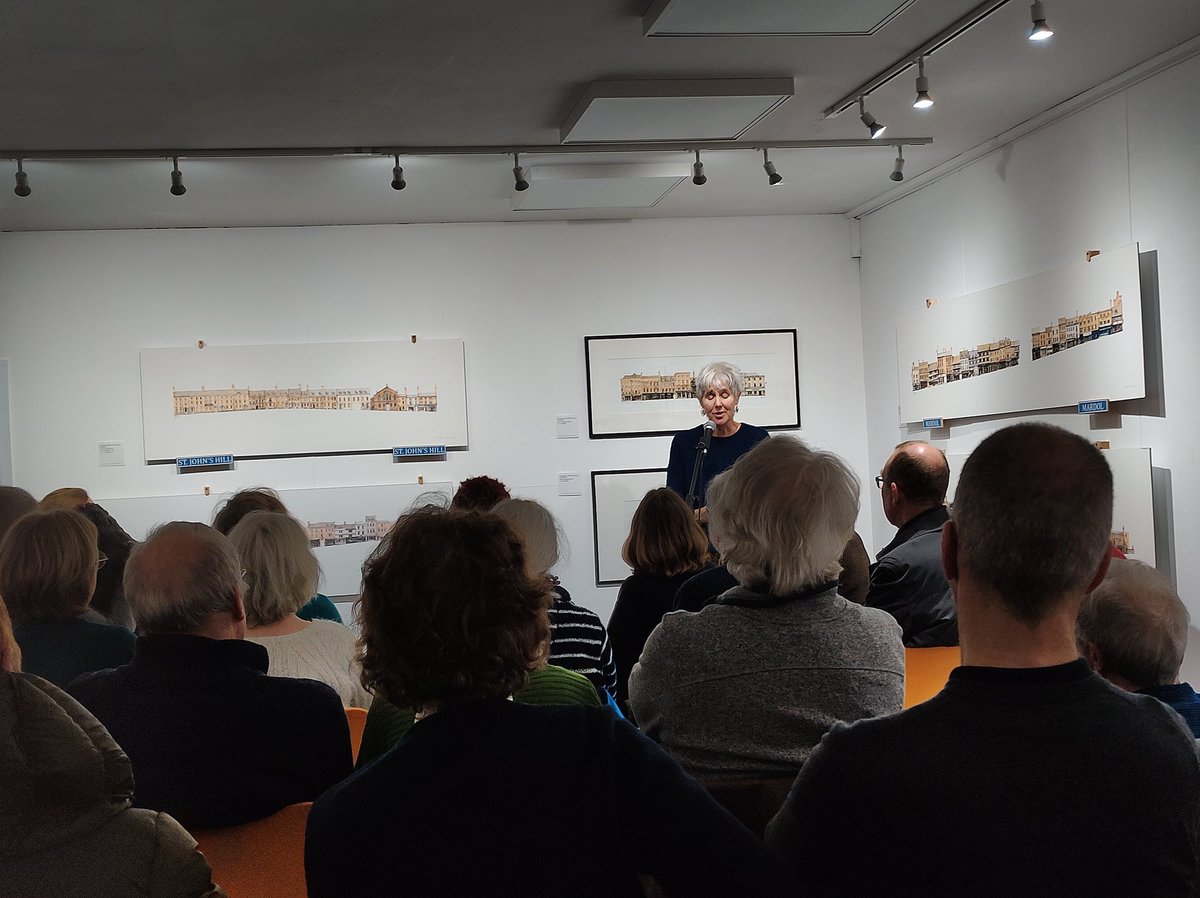 Standing room only last night at the @HiveShrewsbury for the launch of Jean's poetry book #HighNowhere Congratulations @WordSparks a triumph! @Nicola_Slawson and I had a wonderful time listening to your beautiful readings ❤️