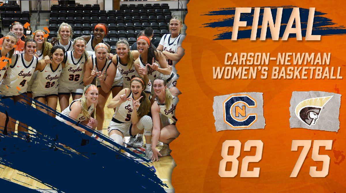 How 'bout those Eagles⁉️

C-N moves on to the SAC quarterfinals, holding off Anderson as four starters put up double-digit scoring efforts!

🦅<a href="/CNwbasketball/">Carson-Newman WBB</a> 82
⚔️Anderson 75
FINAL