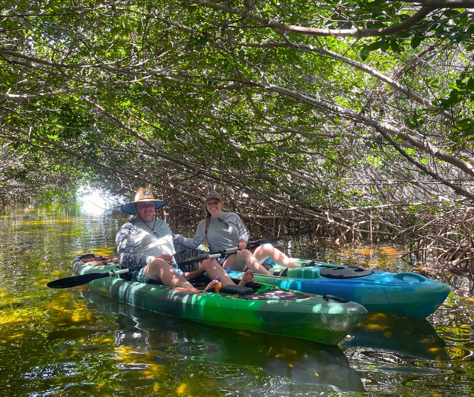 A Kayak a day keeps the doctor away!! Hang out with @floridakeyskayakandski for the best days in the water and under the mangroves! Located at Robbies in Islamorada, they have every water activity you could dream of! Schedule your visit today! bit.ly/4c7hCmM