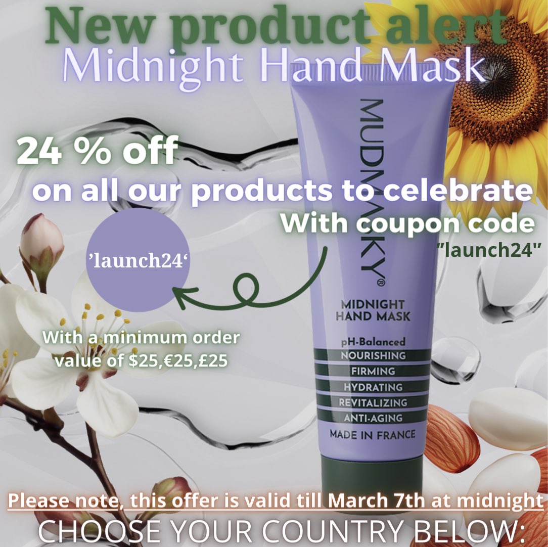MUDMASKY's tweet image. New! The midnight hand mask by Mudmasky.